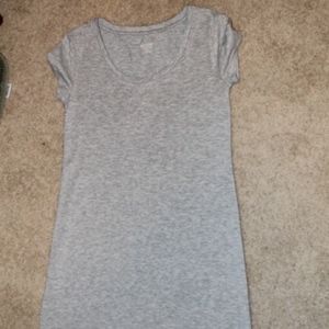 Gray T-Shirt dress